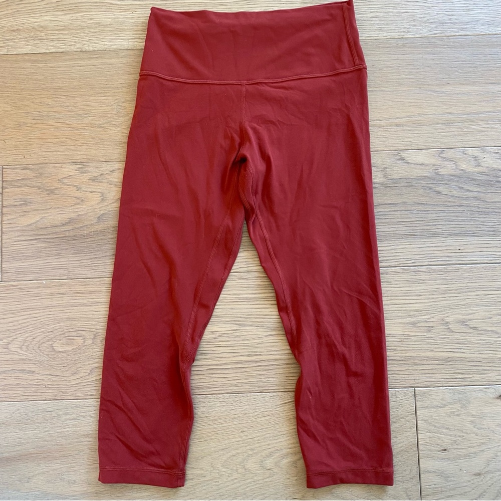 Lululemon Align Crops I’m Cayenne